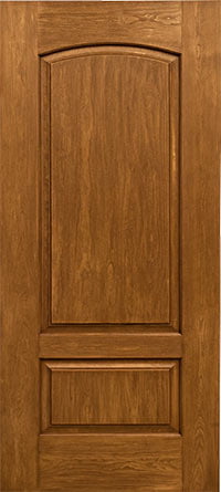 Timbergrain Cherry 3/4 2-Panel Arch Top